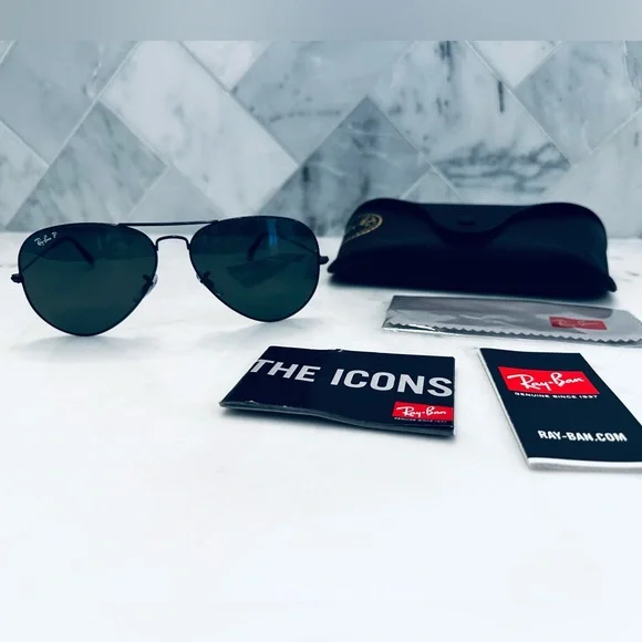 Ray-Ban | Accessories | Nib Authentic Rayban Dark Black  display picture 2